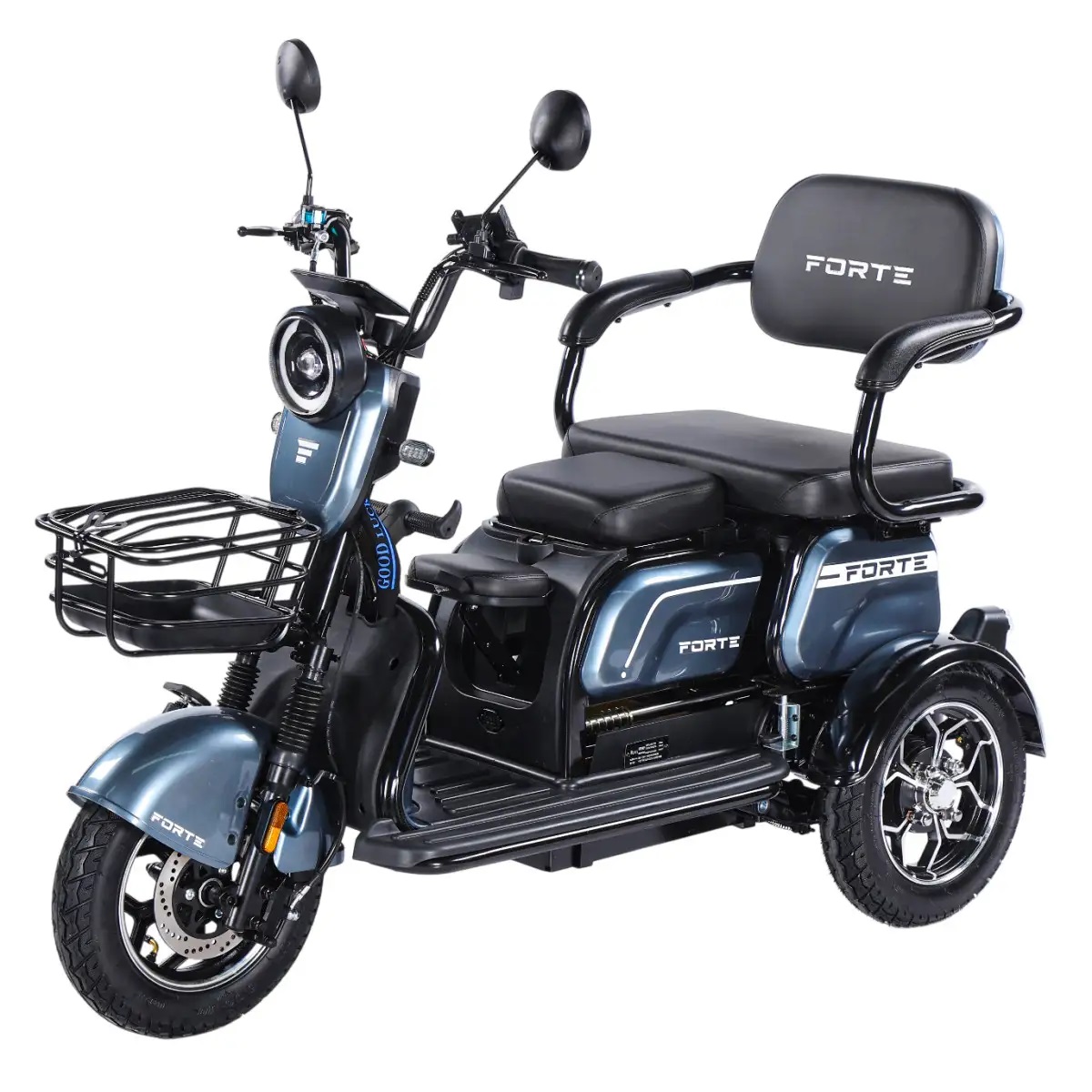 Трицикл аккумуляторный Forte Family-WN1072 Серый