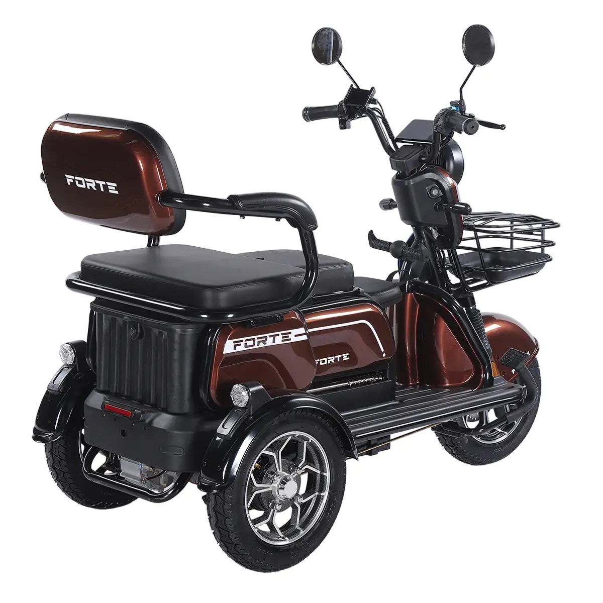 Трицикл аккумуляторный Forte Family-WN1072G Коричневый