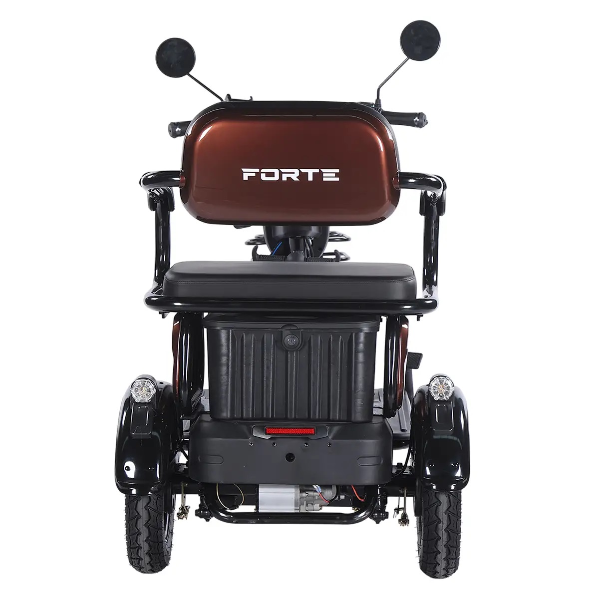 Трицикл аккумуляторный Forte Family-WN1072G Коричневый
