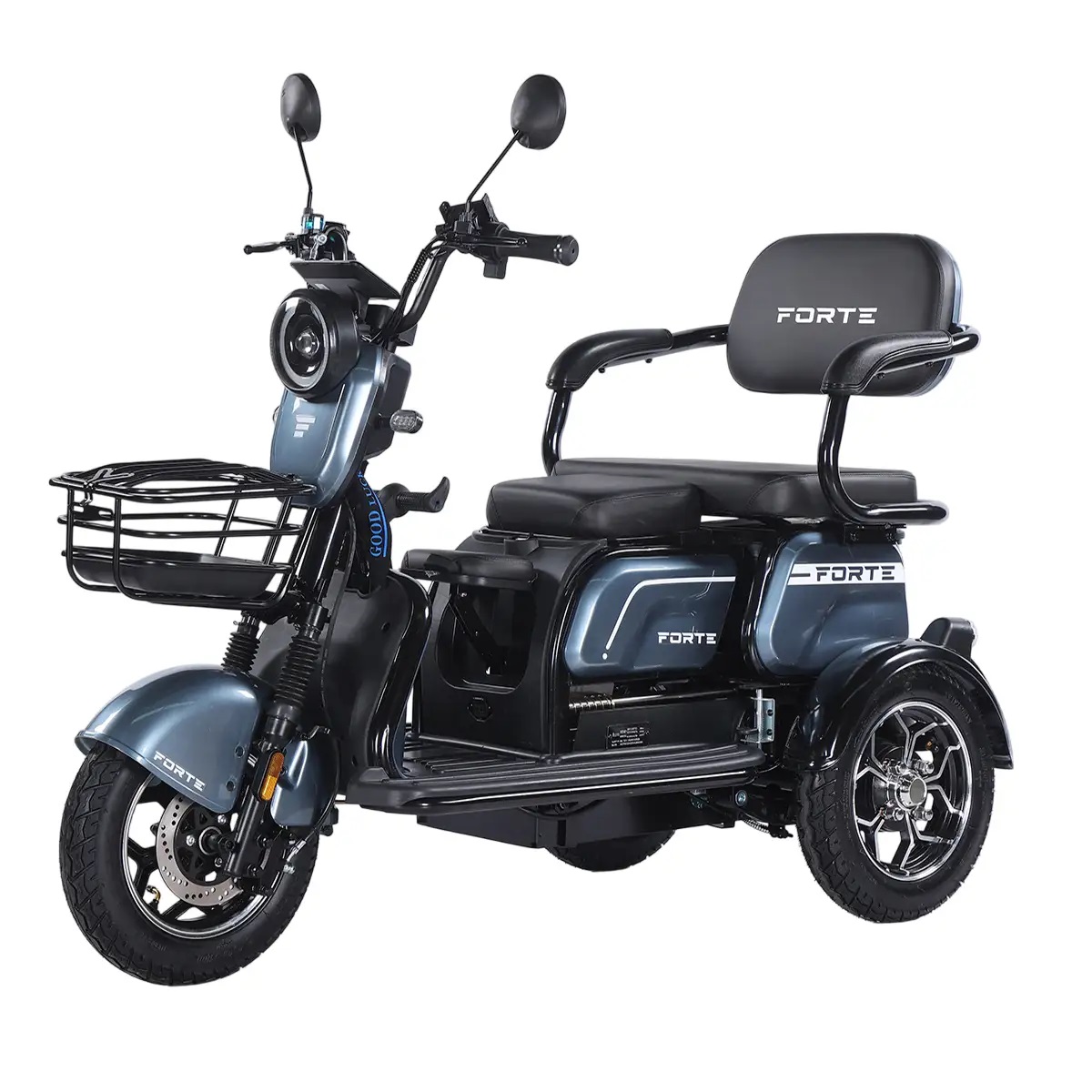 Трицикл акумуляторний Forte Family-WN1072G Сірий