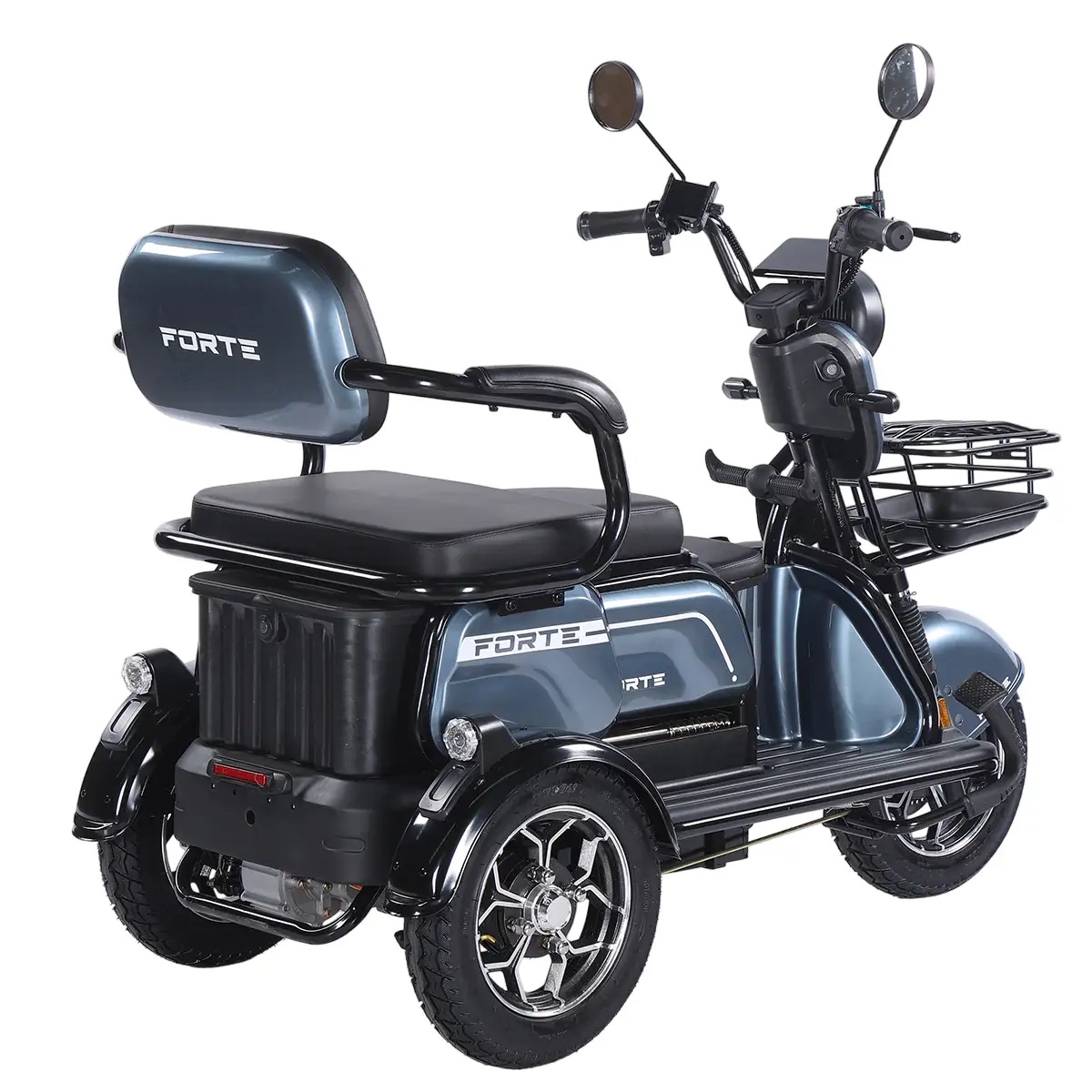 Трицикл акумуляторний Forte Family-WN1072G Сірий
