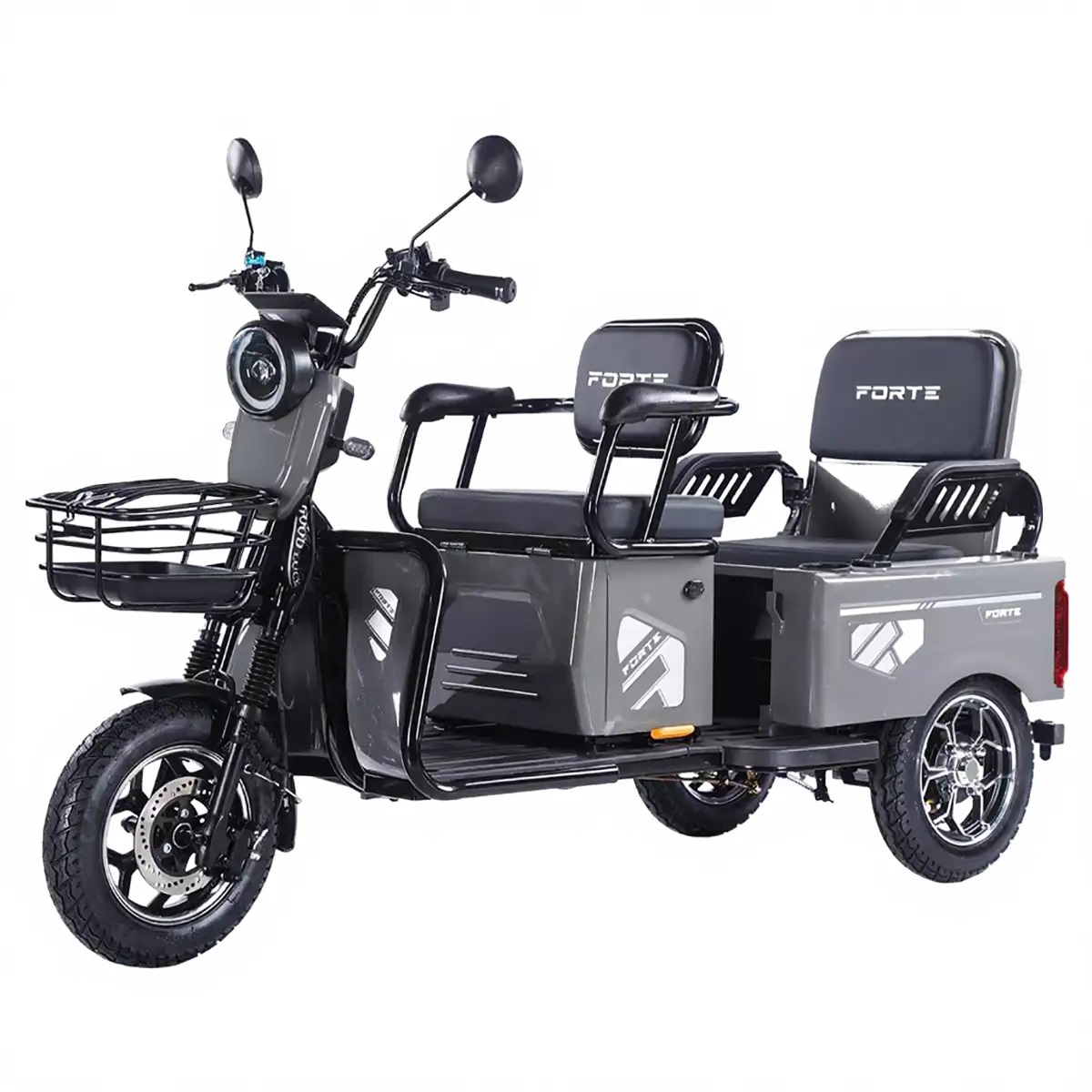 Трицикл аккумуляторный Forte CARGO-WN1072G Серый