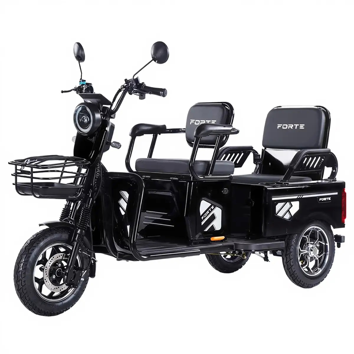 Трицикл аккумуляторный Forte CARGO-WN1072G Черный
