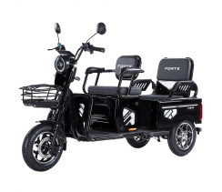 Трицикл аккумуляторный Forte CARGO-WN1072G Черный