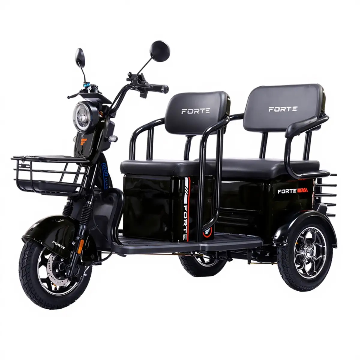 Трицикл акумуляторний Forte TRANSIT-WN1072G Чорний