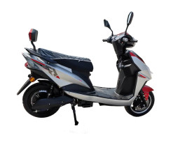 Electric scooter FORTE LEON red-white-gray