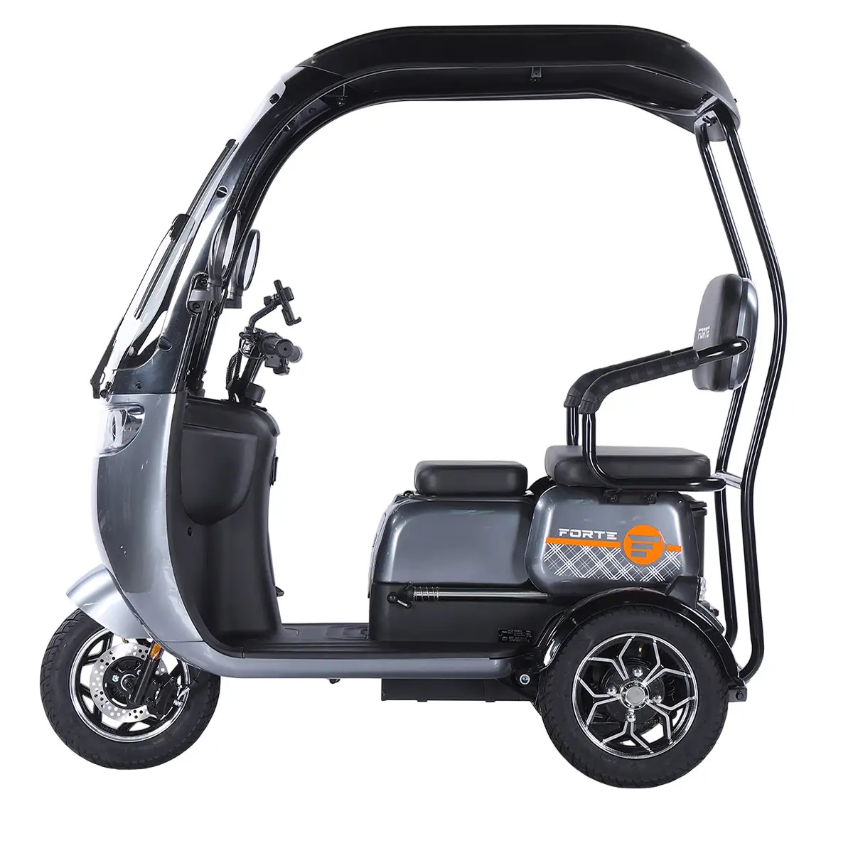 Трицикл аккумуляторный Forte TRINE-WN1072G Серый