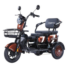 Трицикл акумуляторний Forte Family-WN1060 Коричневий