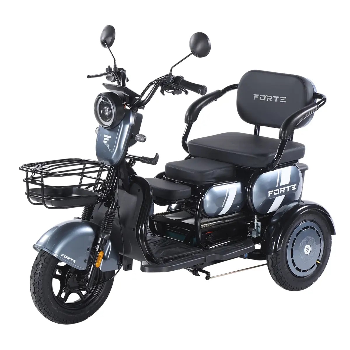 Трицикл аккумуляторный Forte Family-WN1060 Серый