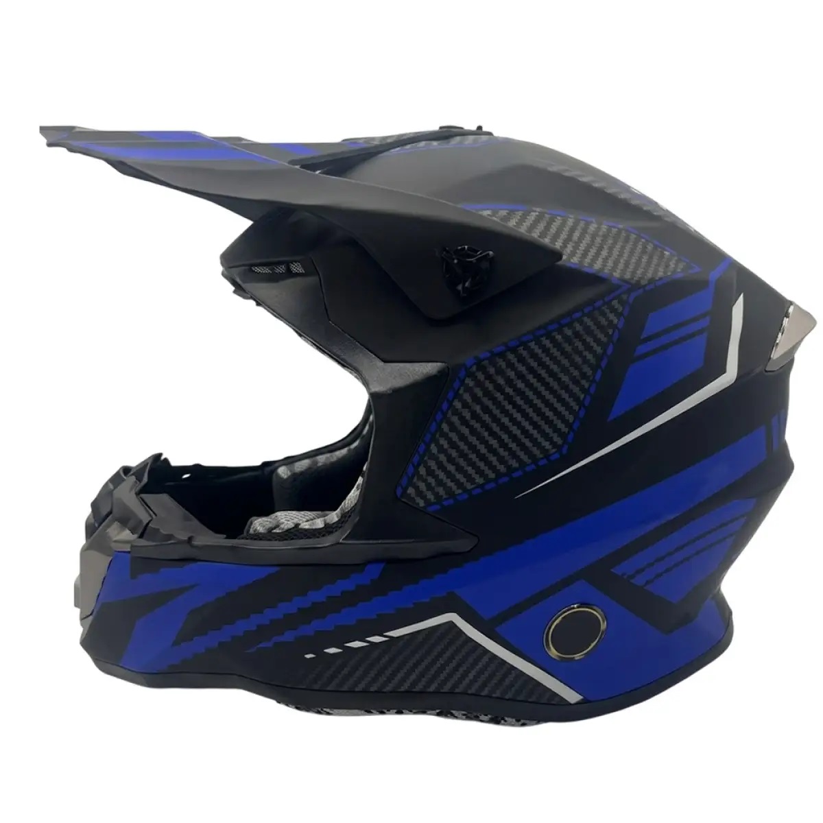 Мотошолом FORTE HD-806-3 Чорно-синій XL