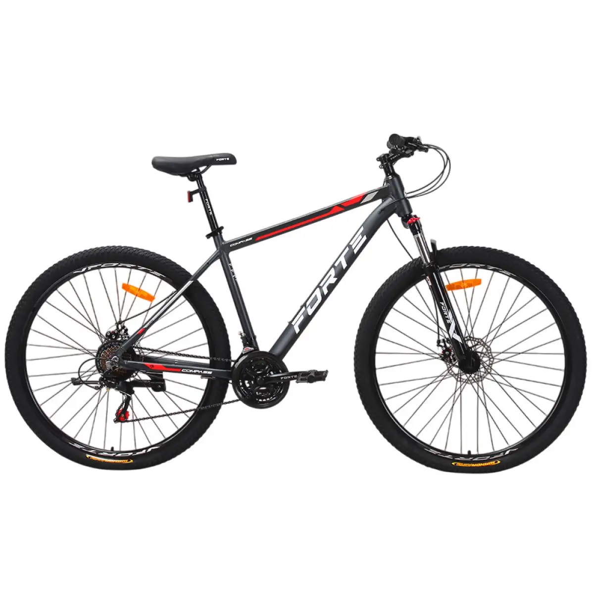 Велосипед Forte COMPASS 26.2717-06S, к27.5 р17 алюміній сіро-червоний