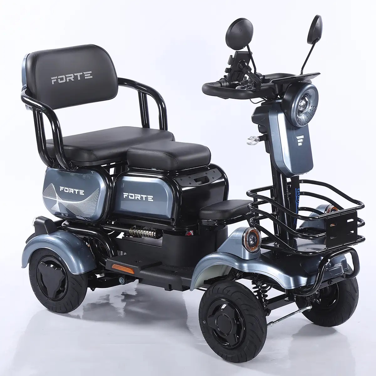 Трицикл аккумуляторный Forte SONIC-WN800S Серый