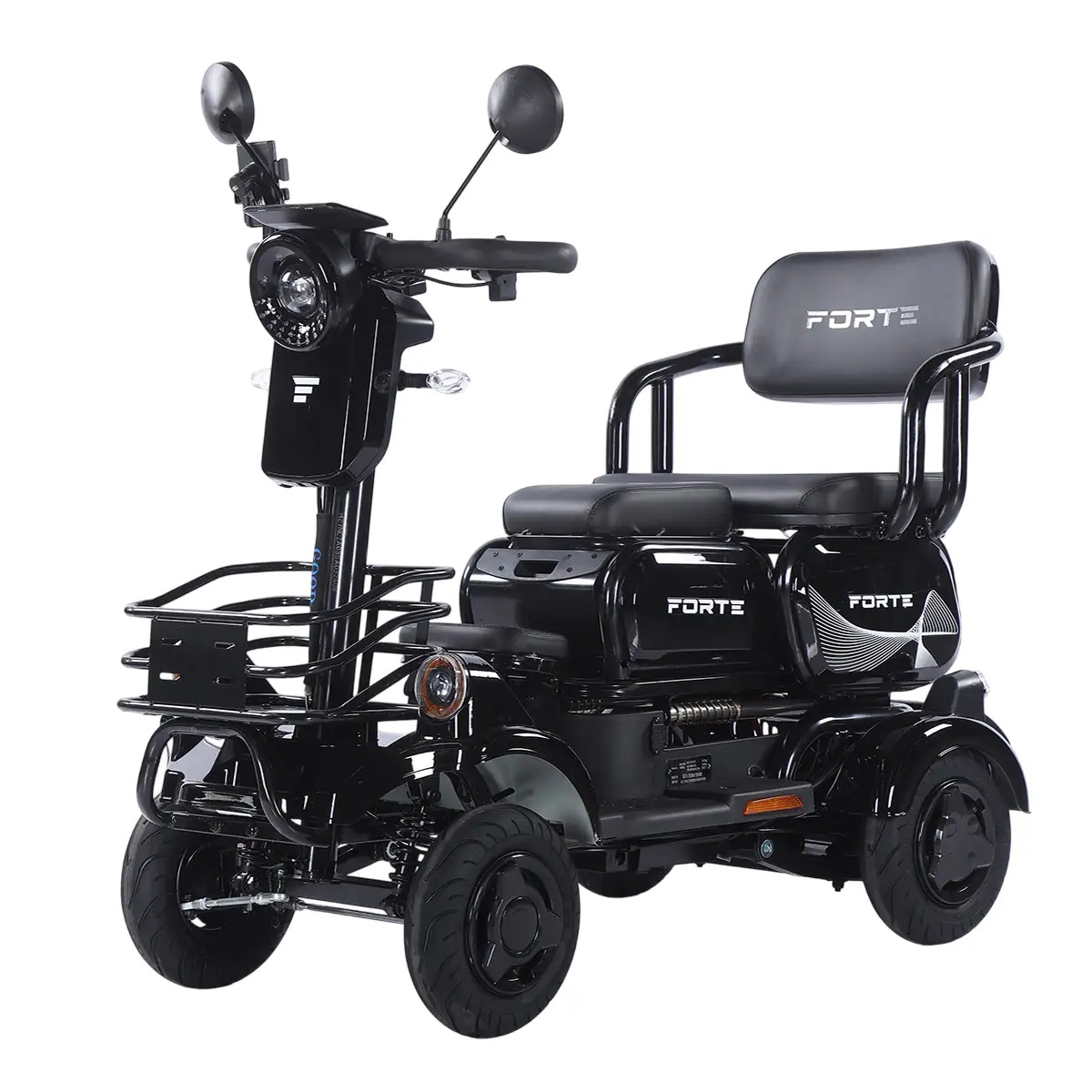 Трицикл акумуляторний Forte SONIC-WN800S Чорний