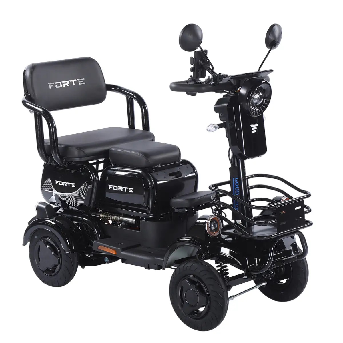 Трицикл акумуляторний Forte SONIC-WN800S Чорний
