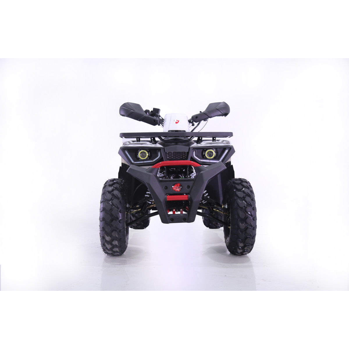 Квадроцикл Forte BRAVES 200 LUX біло-червоний