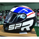 Мотошлем 902 Forte бело-синий, L