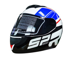 Мотошолом 902 Forte біло-синій, М