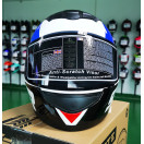 Мотошолом 902 Forte біло-синій, М