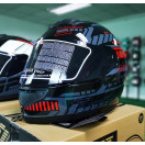 Мотошлем 902 Forte черно-красный, L