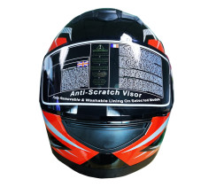 Мотошолом 902 Forte чорно-сірий, M