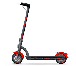 Аккумуляторный самокат YADEA KS3 черно-красный, 500Вт