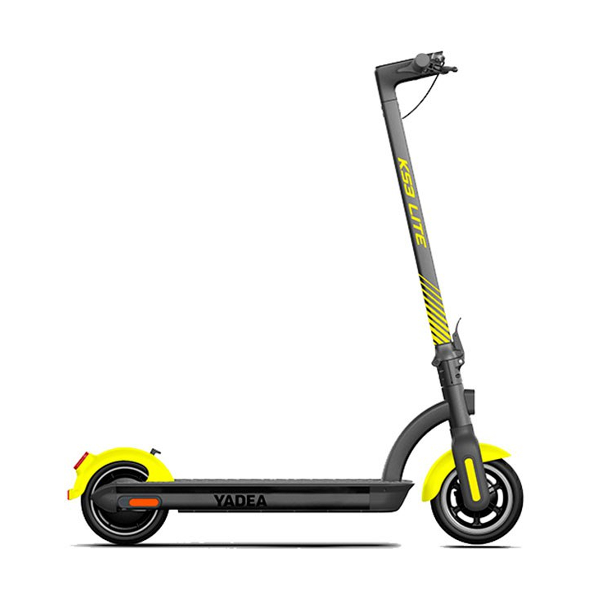 Самокат аккумуляторный YADEA KS3 Lite серо-желтый, 500Вт