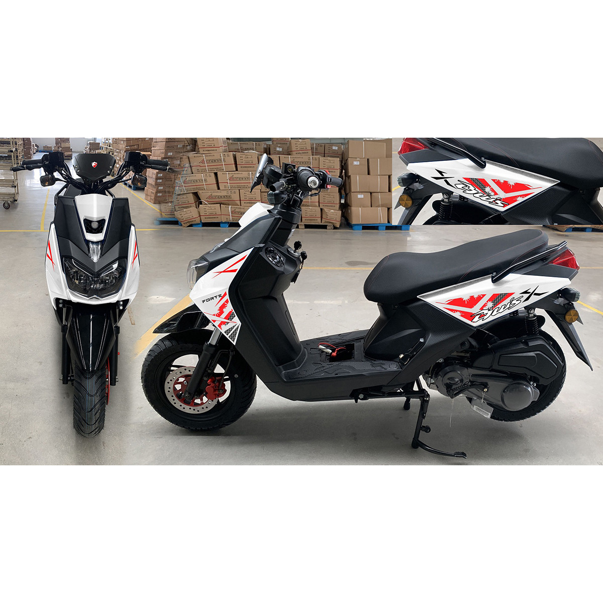 Скутер Forte BWS-R 150CC білий