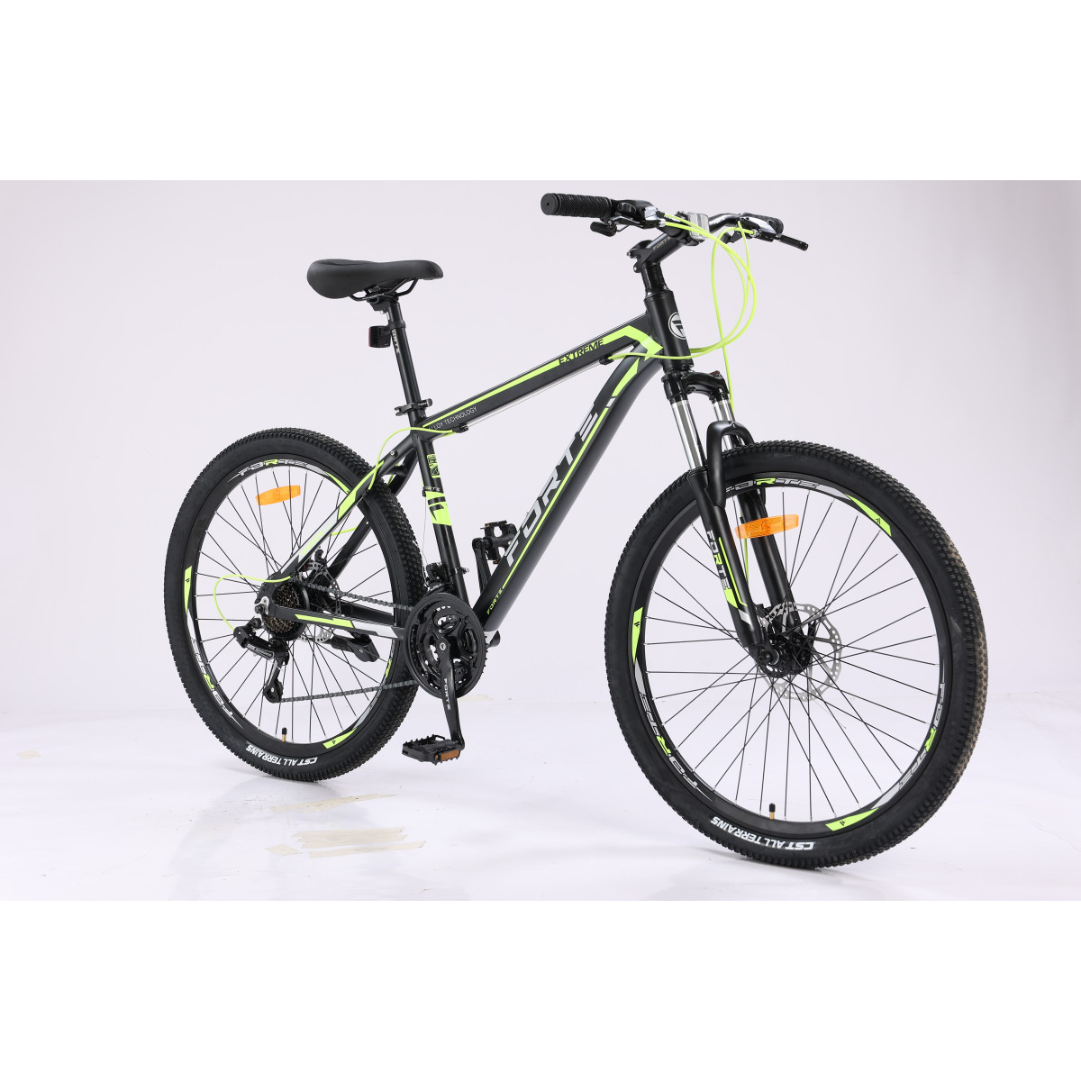 Велосипед Forte Extreme 17"/27.5" чорно-салатовий
