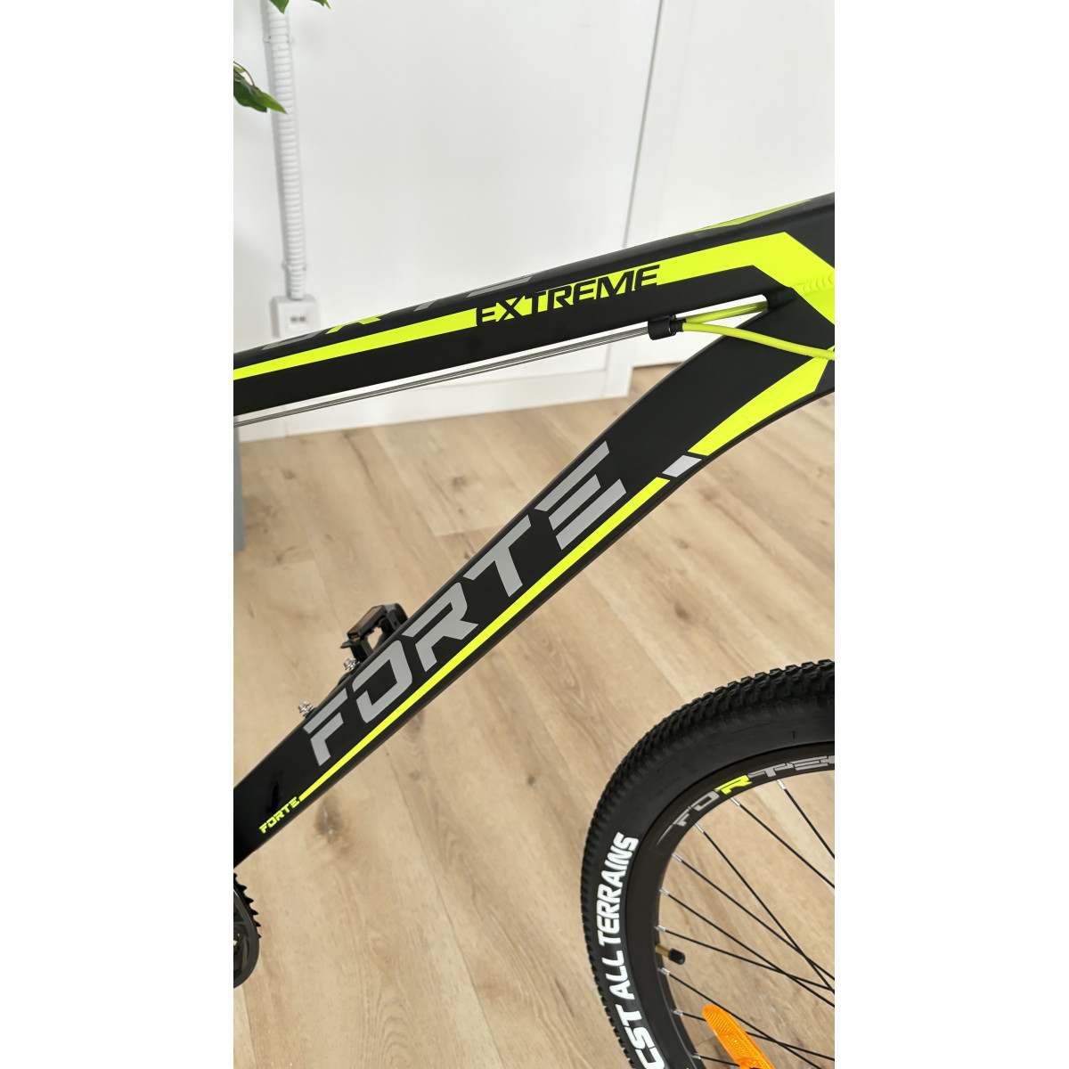 Велосипед Forte Extreme 19"/27.5" черно-салатовый