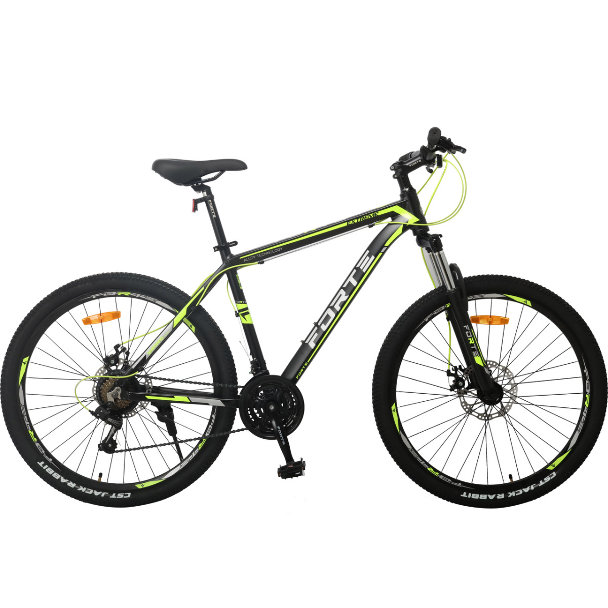 Велосипед Forte Extreme 19"/29" черно-салатовый