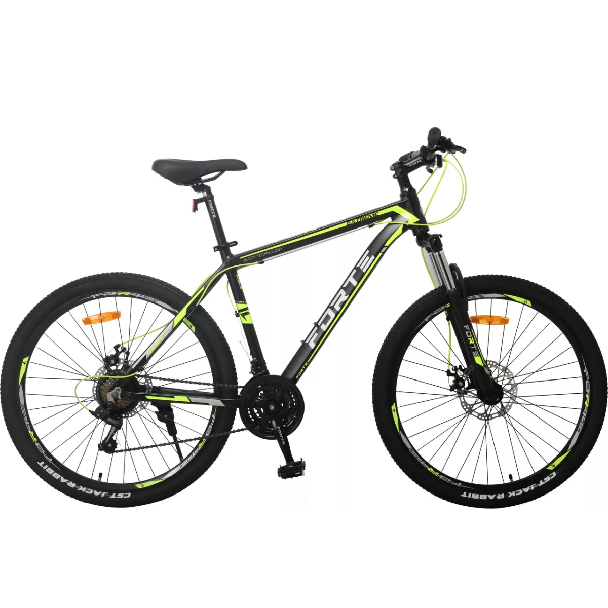 Велосипед Forte Extreme 21"/29" черно-салатовый