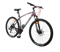 Велосипед Forte Titan МТВ 17"/27,5" серо-красный