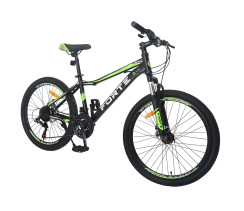 Велосипед Forte Warrior МТВ 24"/15" чорно-зелений