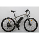 Велосипед аккумуляторный Forte Galaxy 18"/27", 350 Вт, серо-желтый