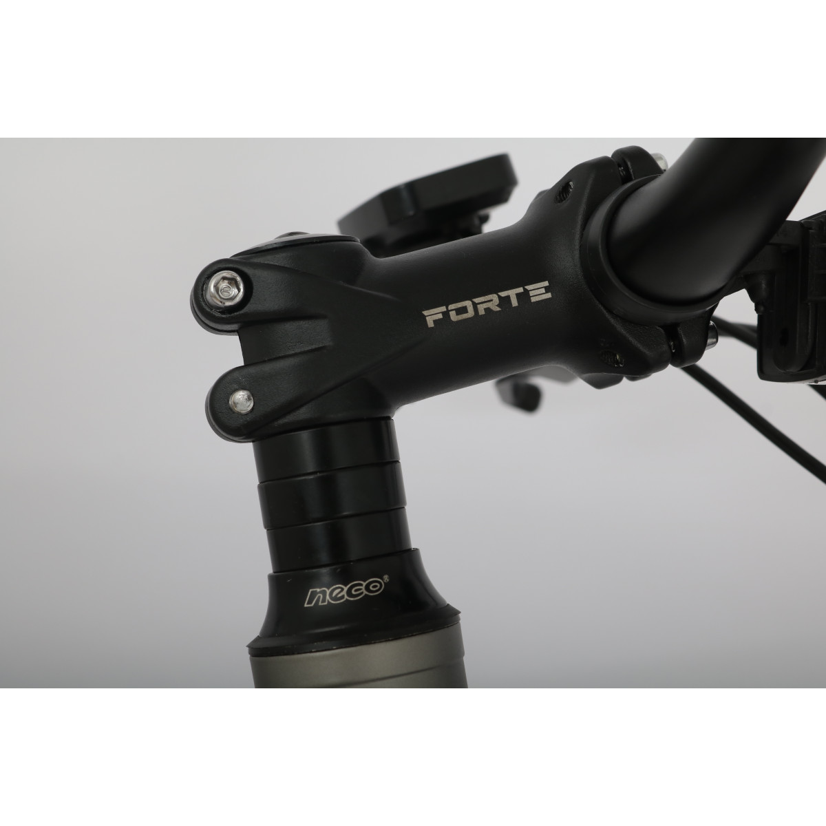 Велосипед аккумуляторный Forte Galaxy 18"/27", 350 Вт, серо-желтый