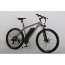 Велосипед аккумуляторный Forte Galaxy 18"/27", 350 Вт, серо-желтый