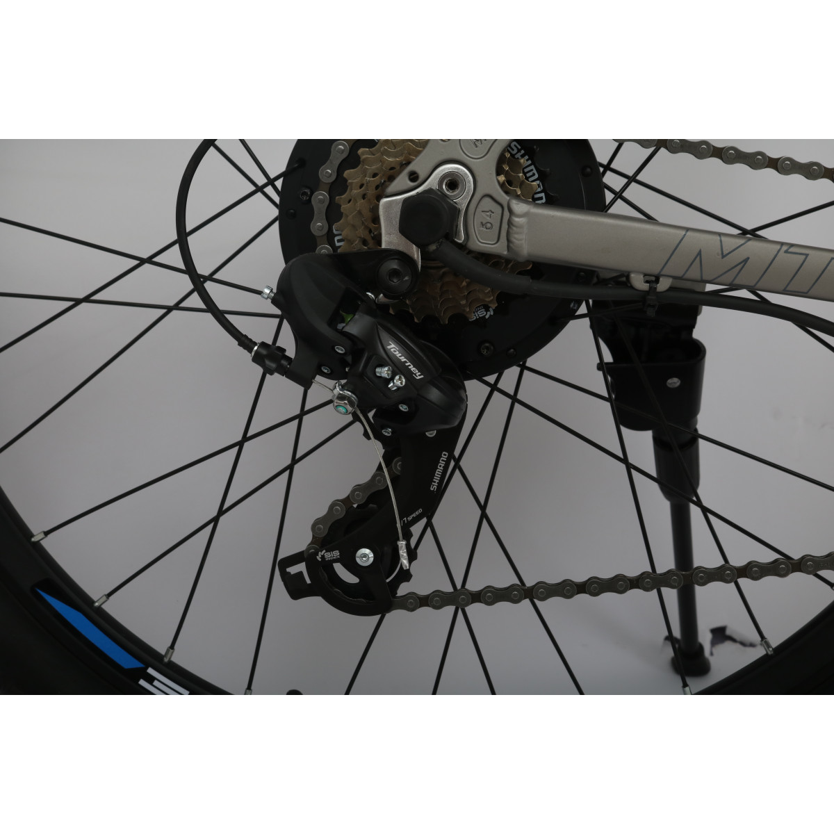 Велосипед акумуляторний Forte Galaxy 18"/27", 350 Вт, чорно-синій