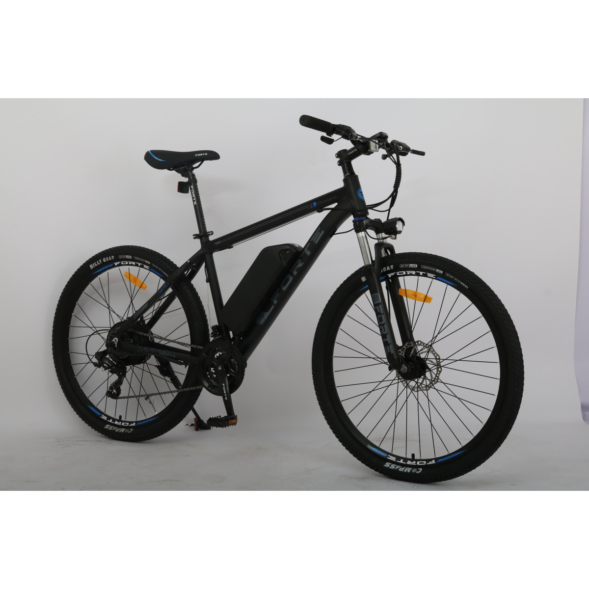 Велосипед акумуляторний Forte Galaxy 18"/27", 350 Вт, чорно-синій