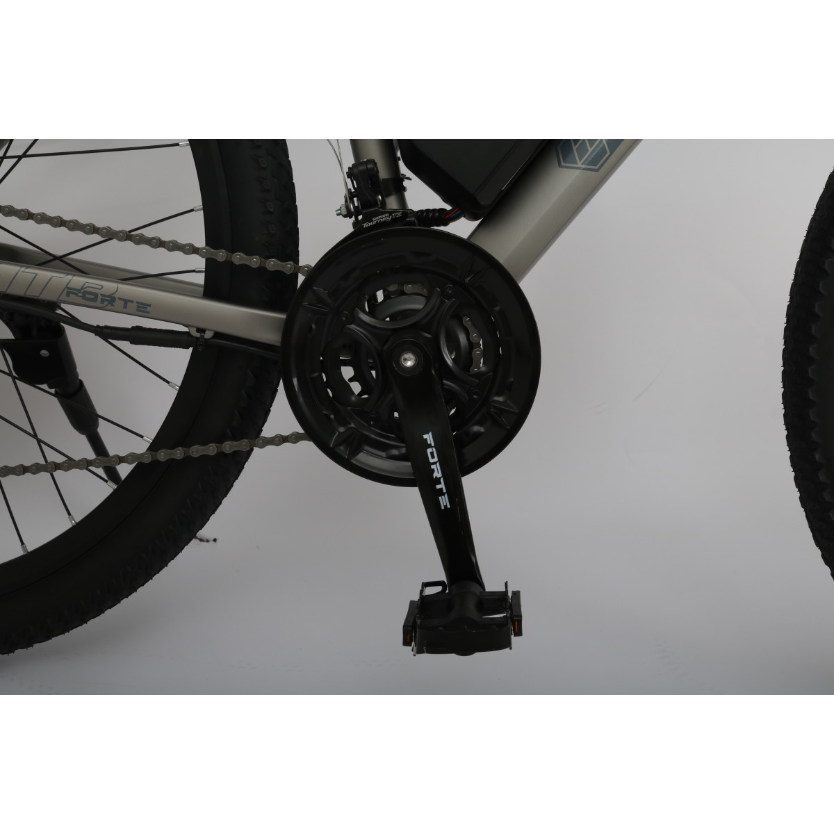 Велосипед акумуляторний Forte Galaxy 18"/27", 350 Вт, чорно-синій