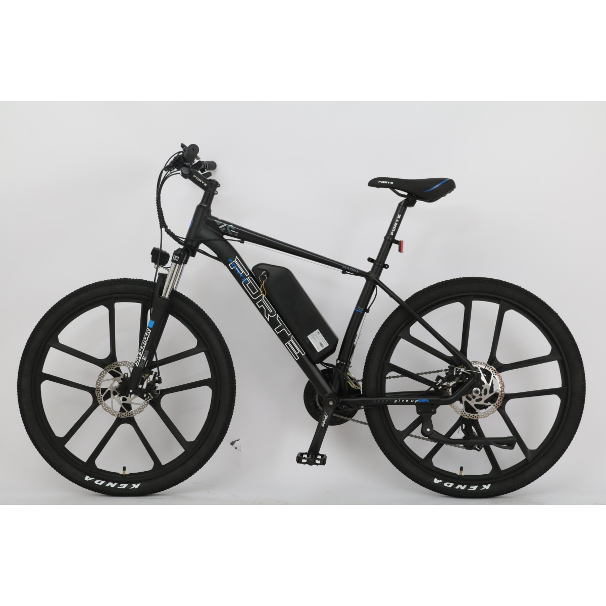 Велосипед акумуляторний Forte Matrix 18"/27,5", 350 Вт, чорно-синій