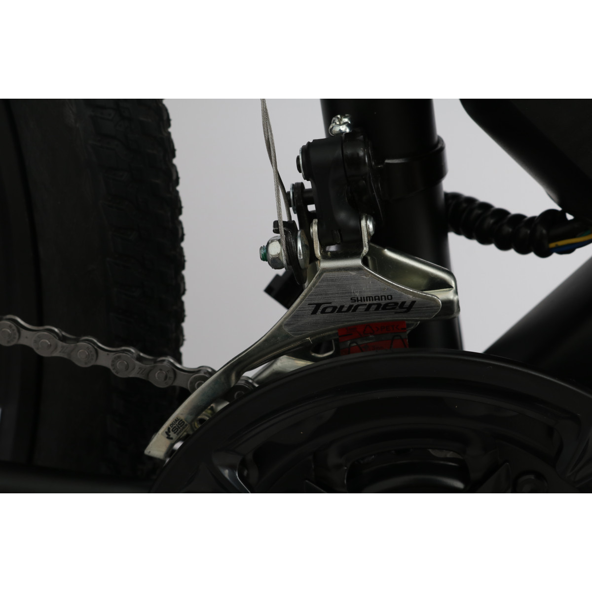 Велосипед акумуляторний Forte Matrix 18"/27,5"350 Вт, чорно-червоний