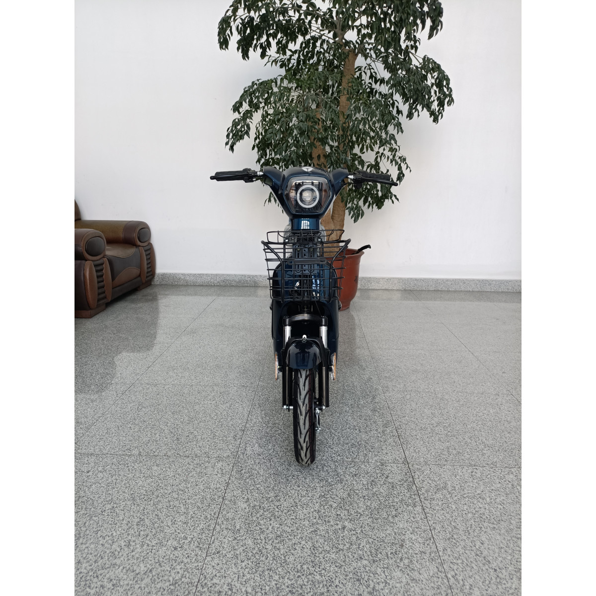 Велоскутер аккумуляторный YADEA EB118 синий