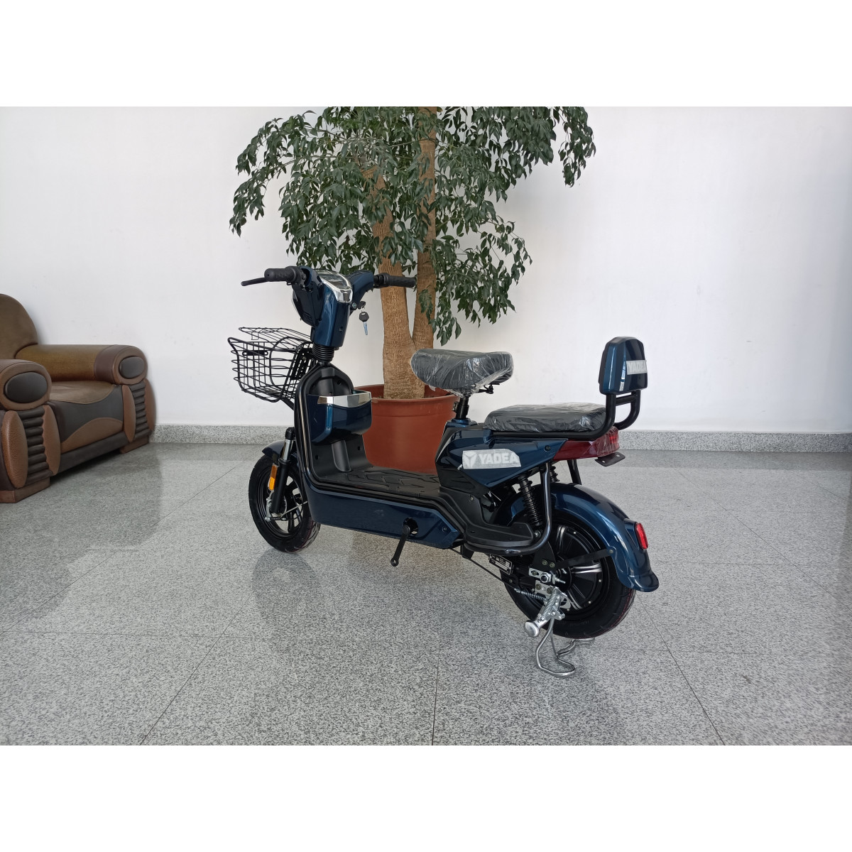 Велоскутер аккумуляторный YADEA EB118 синий