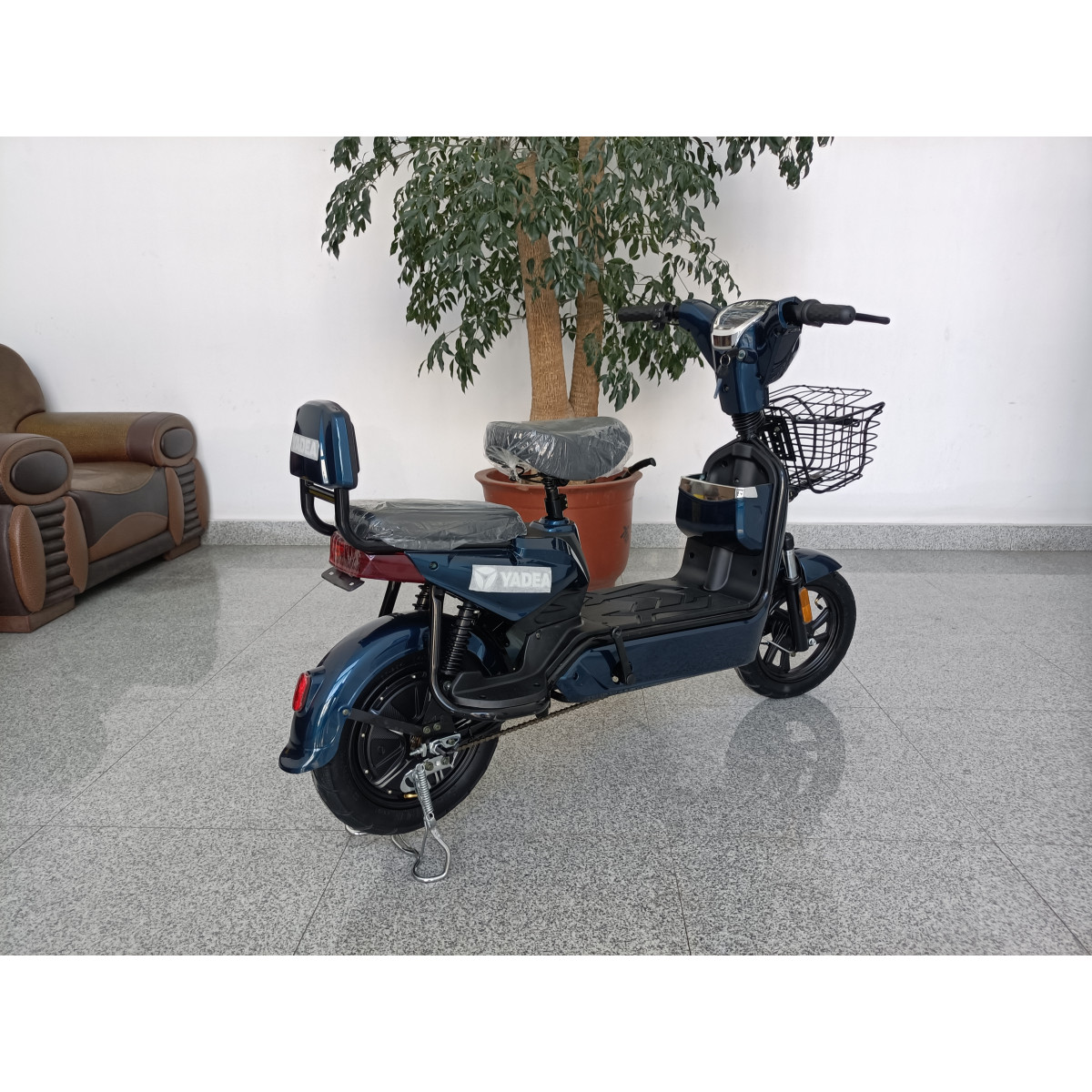 Велоскутер аккумуляторный YADEA EB118 синий