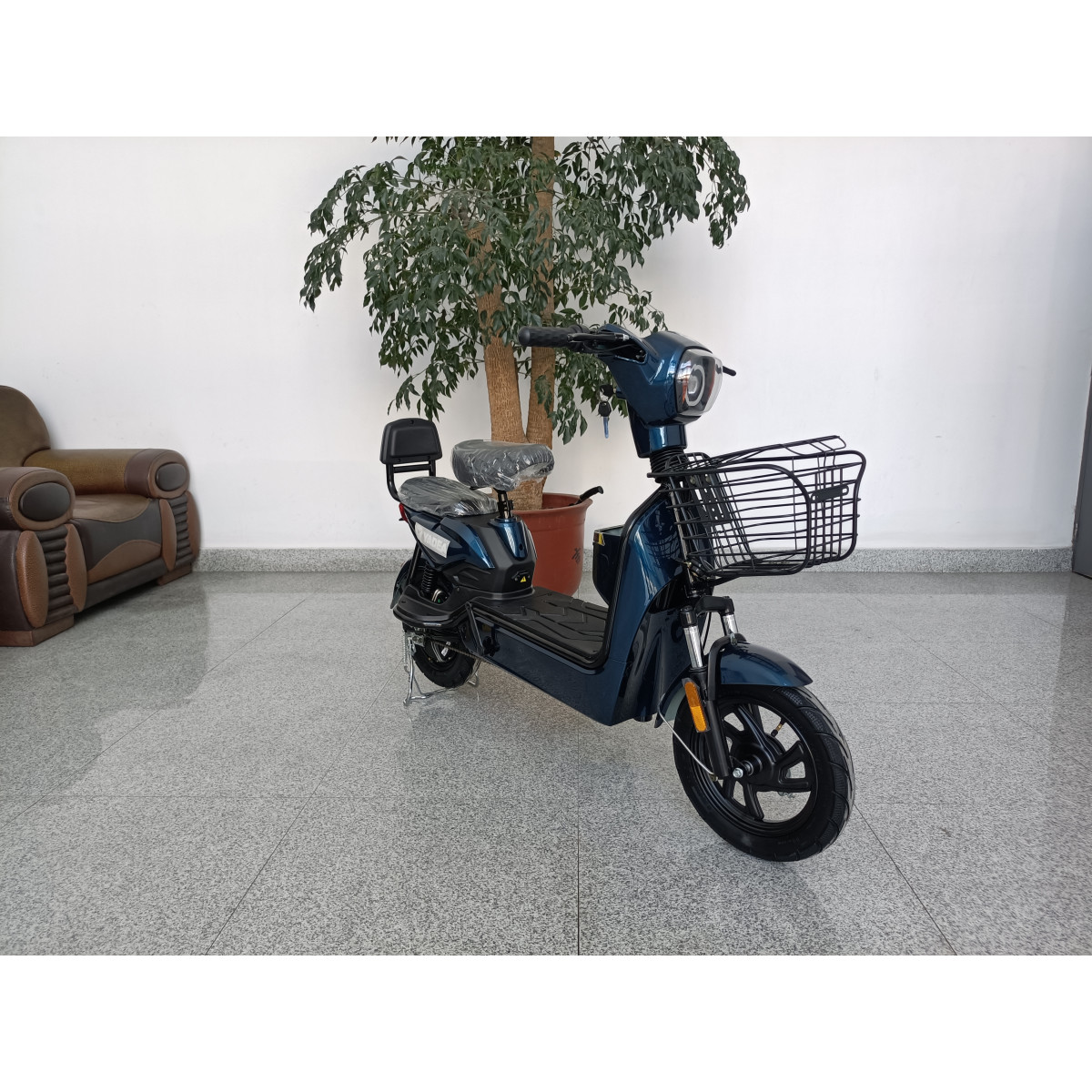 Велоскутер аккумуляторный YADEA EB118 синий