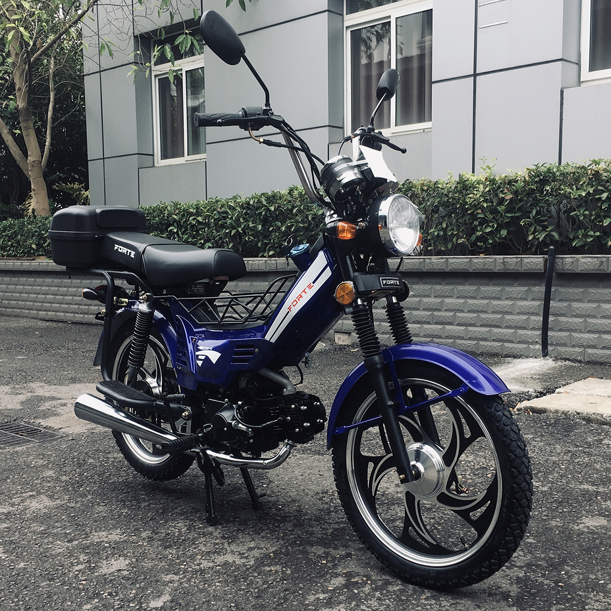 Мотоцикл ALFA FT110D Forte синій