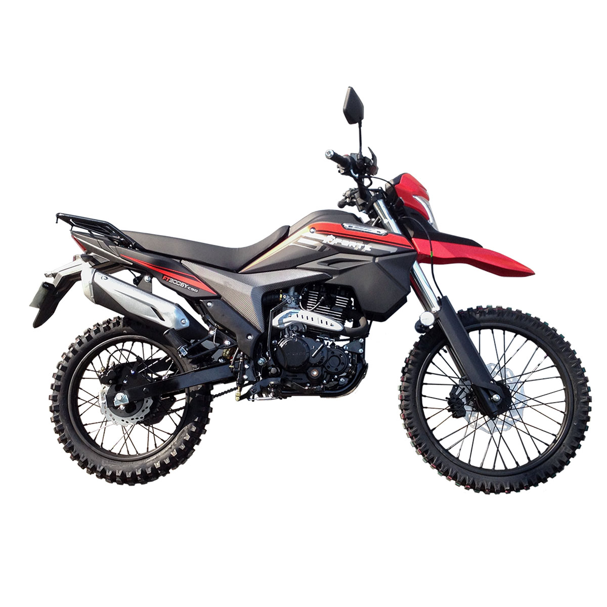 Мотоцикл FT300GY-C5D Forte красный