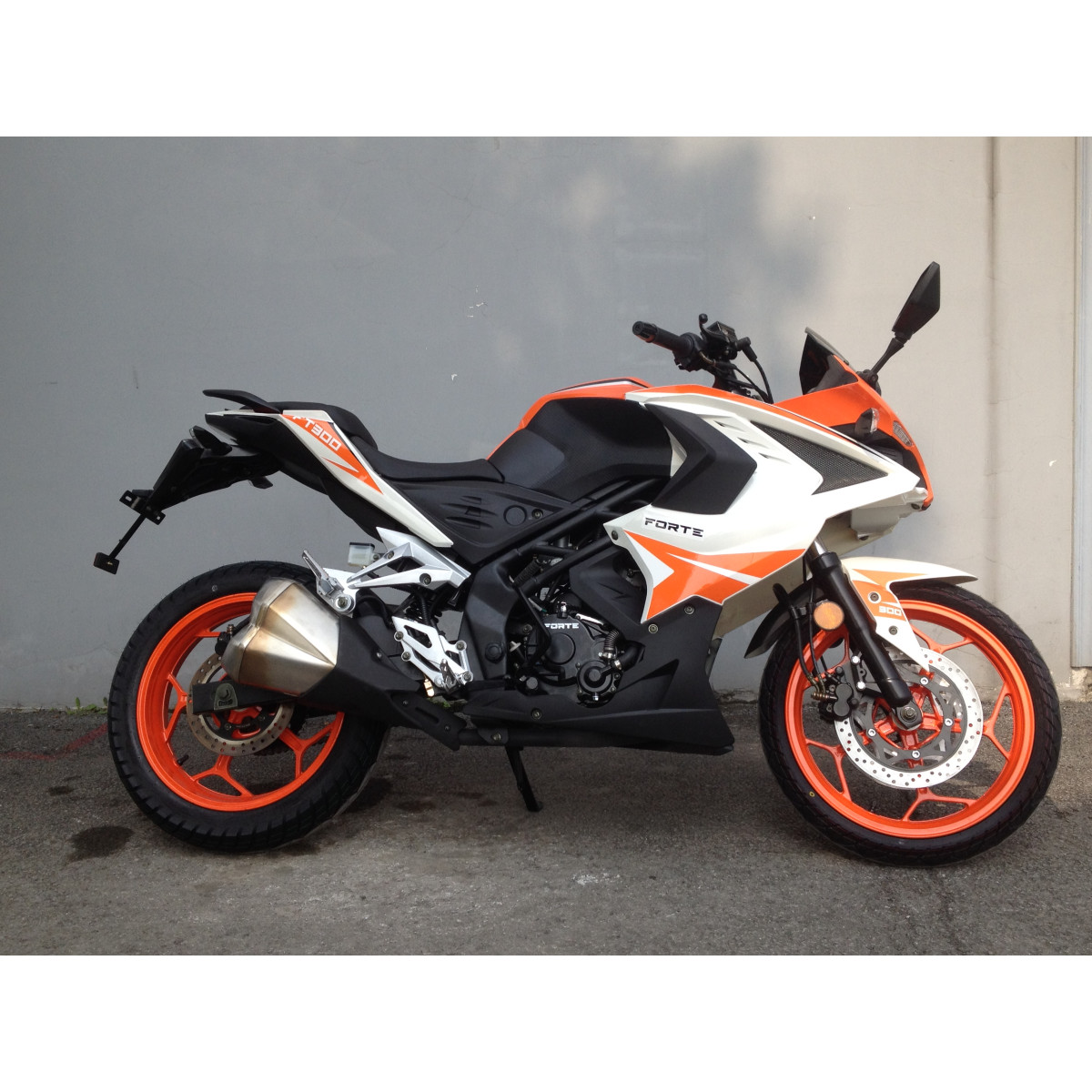 Мотоцикл FT300-R1 Forte помаранчево-білий