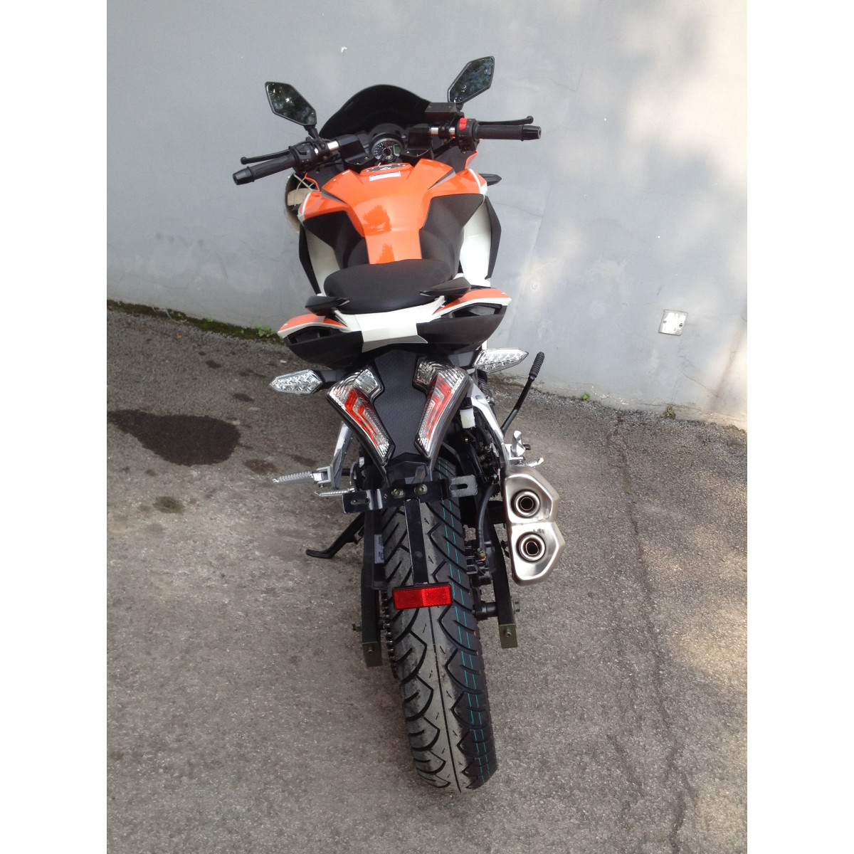 Мотоцикл FT300-R1 Forte помаранчево-білий