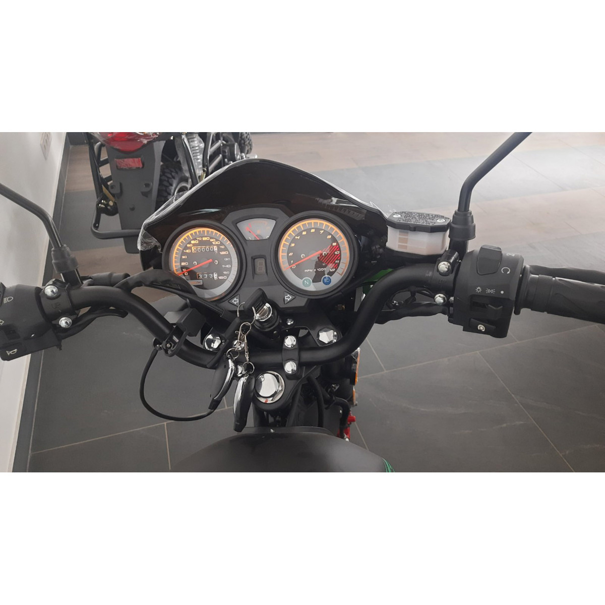 Мотоцикл FT150F Forte зеленый